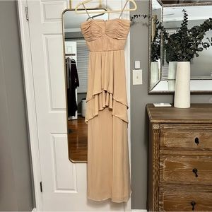BHLDN NWOT chiffon bridesmaid dress